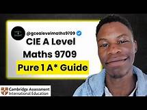 Video thumbnail for The Ultimate A* Guide to CIE A Level Maths 9709 Pure 1