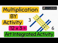 Video thumbnail for Multiplication maths lab activity - maths project -maths TLM