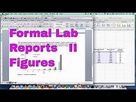 Video thumbnail for How to Properly Format a Formal Lab Report - II (Figures)