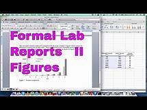 Video thumbnail for How to Properly Format a Formal Lab Report - II (Figures)