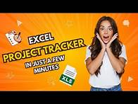Video thumbnail for Build Your EXCEL Project Tracker in Minutes!