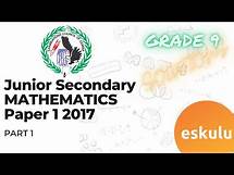 Video thumbnail for ECZ Grade 9 Maths Paper 1 2017 SOLUTIONS | part 1