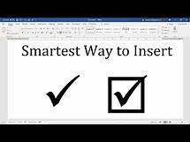 Video thumbnail for Shortcut for Tick Symbol in Word (🗸 & ☑): Fastest way to get Check mark in Word [2021]