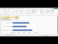 Video thumbnail for Microsoft Excel - Horizontal Bar Graph - X-Axis Labels with Text