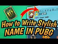 Video thumbnail for How To Change Name in PUBG With Space iphone| Change Name With Space | How to Add Space in Pubg Name