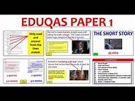 Video thumbnail for 2023 EDUQAS READING Paper 1 video - GCSE English Language