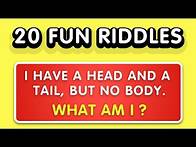Video thumbnail for 20 Riddles For Kids With Answers | Easy & Fun Riddles for Children