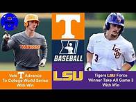 Video thumbnail for #3 Tennessee vs LSU Highlights | Super Regional Game 2 | 2021 College Baseball Highlights