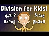 Video thumbnail for Division for Kids