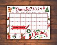 Video thumbnail for Editable Fillable December 2024 Calendar for Merry Christmas With Colorful Ornaments, Cute Winter Holiday Gifts, Printable Classroom Planner - Etsy