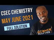 Video thumbnail for CSEC Chemistry May June 2021 Full Solution