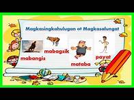 Video thumbnail for FILIPINO 3 Q2 WEEK 3 - Magkasingkahulugan at Magkasalungat