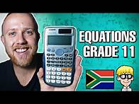 Video thumbnail for 12) Worksheet equations grade 11
