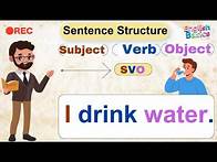 Video thumbnail for English Sentence Structure: Subject, Verb, Object (SVO) -2025.