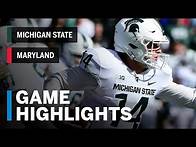 Video thumbnail for Highlights: Michigan State Spartans vs. Maryland Terrapins | Big Ten Football
