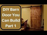 Video thumbnail for How to build a Custom DIY Barn Door! Part 1