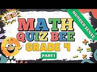 Video thumbnail for 2025 Math Quiz Bee for Grade 4 | Quiz 1 | Number Sense | Quiz by brainYs
