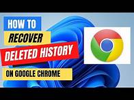 Video thumbnail for How To Recover Deleted History On Google Chrome